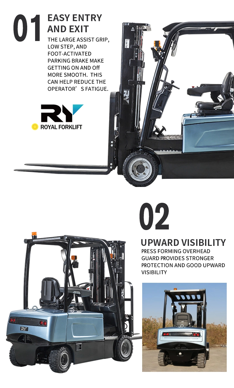 Customized Adjustable Royal Standard Export Packing China with Zapi System Electric Forklift