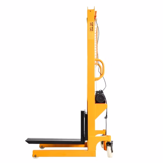 1т складской вилочный погрузчик, полуэлектрический штабелер, полуштабелер