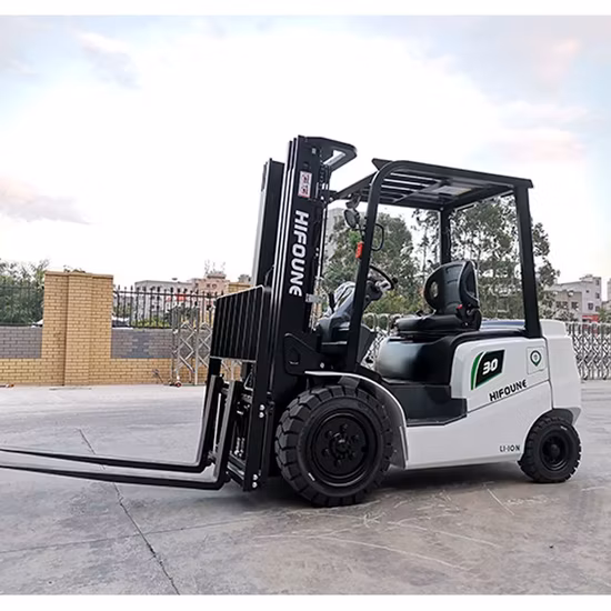 Китайский производитель Movmes 2,5/3,5 т/тонна 2500 кг 3500 кг с боковым смещением и противовесом с твердыми шинами Мини-электрический вилочный погрузчик Цена за новый/поддон/руководство